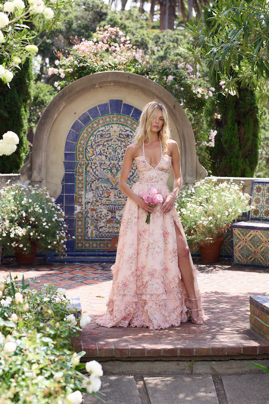 Selenna | Vestido largo floral