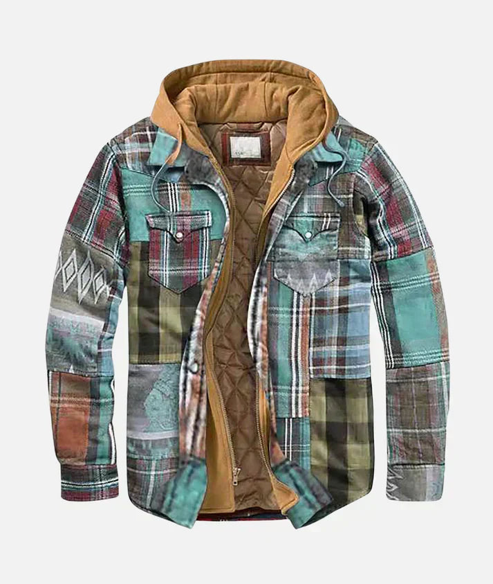 Felix™ | Chaqueta de patchwork a cuadros