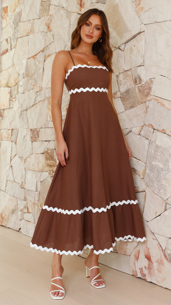 Carolina - Vestido largo de tirantes