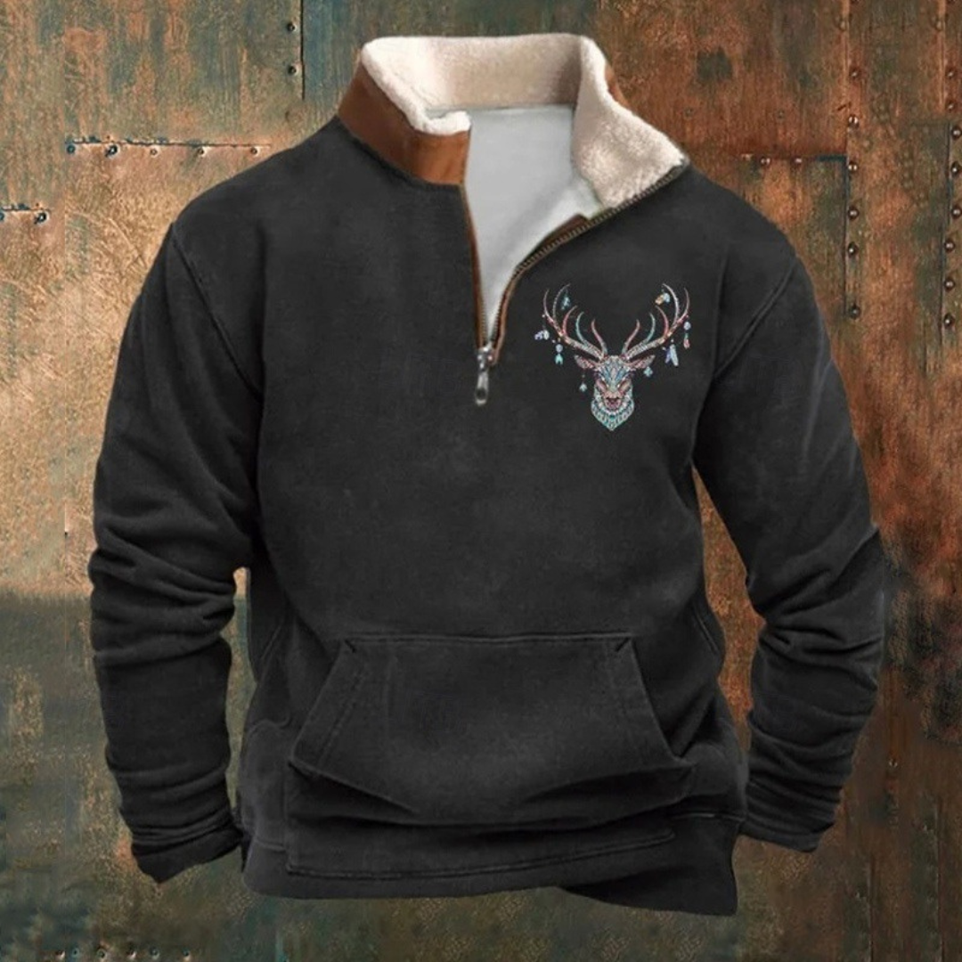 Buffalo™ | Sueter polar informal con forro térmico