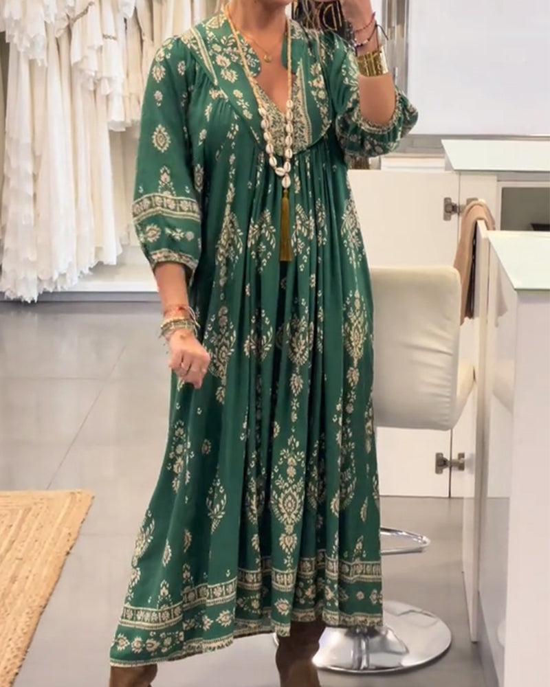 Jana | Vestido casual estampado