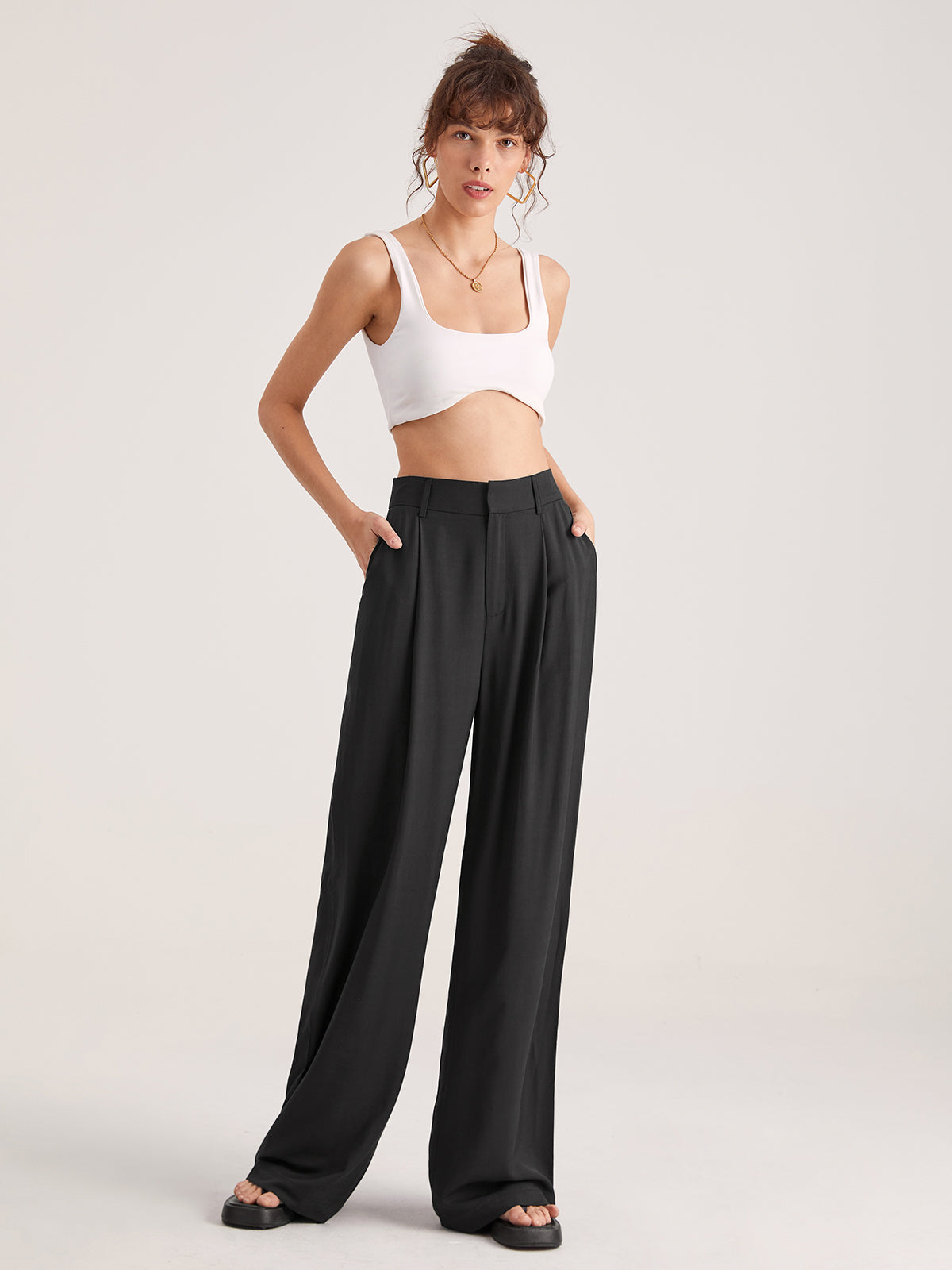Sofia - Pantalón holgado de vestir