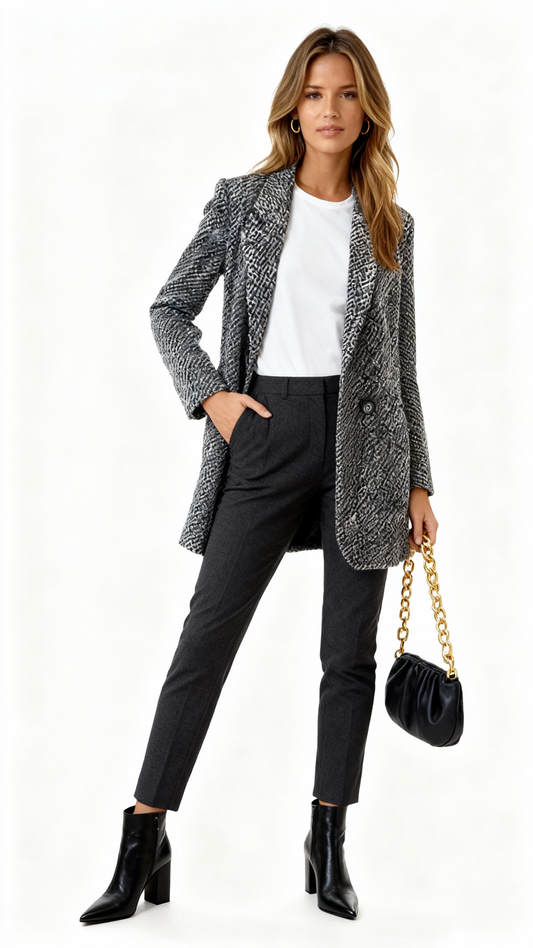 Simona - Abrigo Largo Elegante