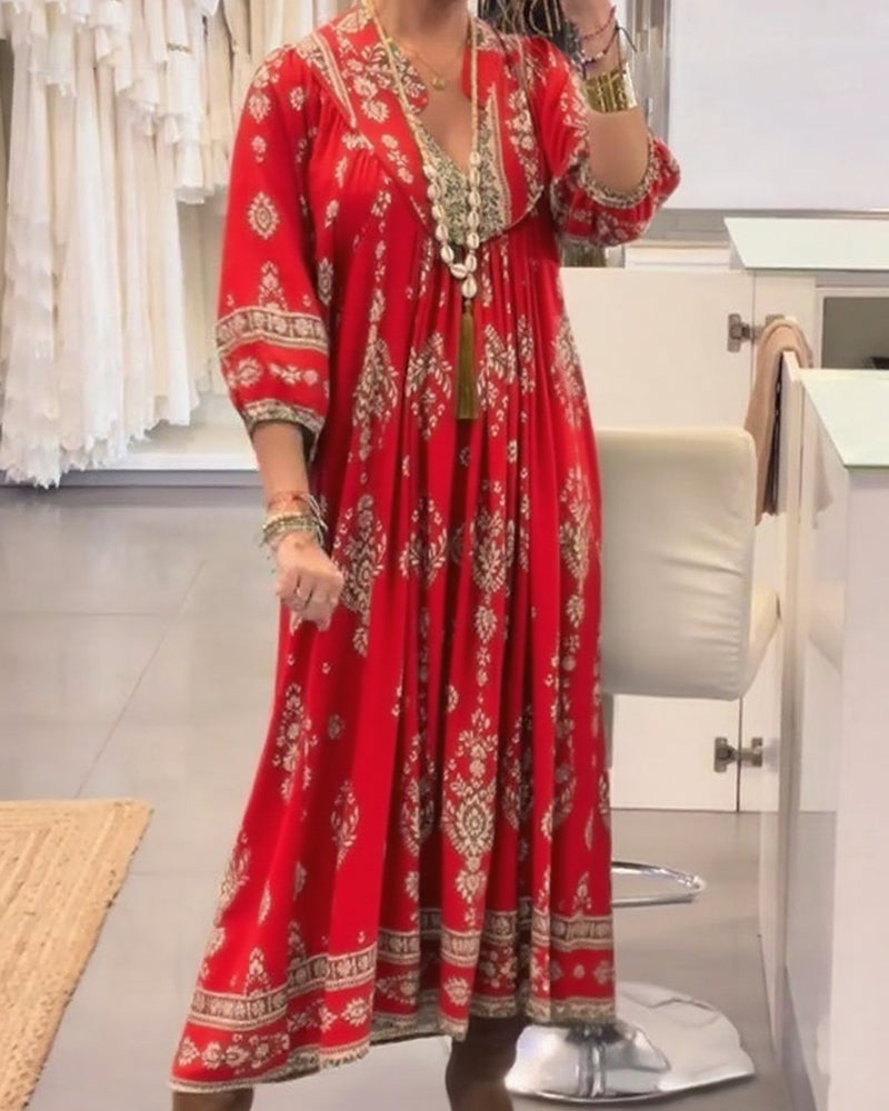 Jana | Vestido casual estampado