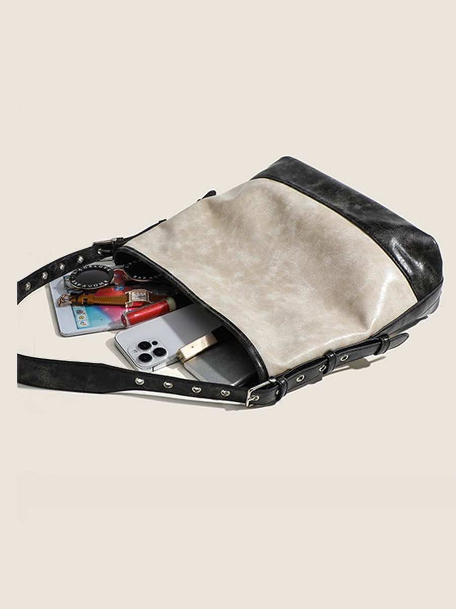 Bolso de mano de moda para mujer en bloques de color MDA0826H3Y