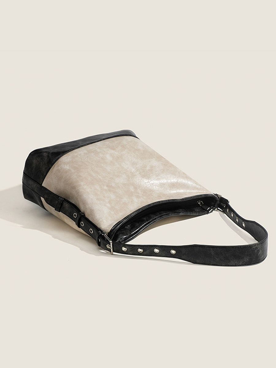 Bolso de mano de moda para mujer en bloques de color MDA0826H3Y