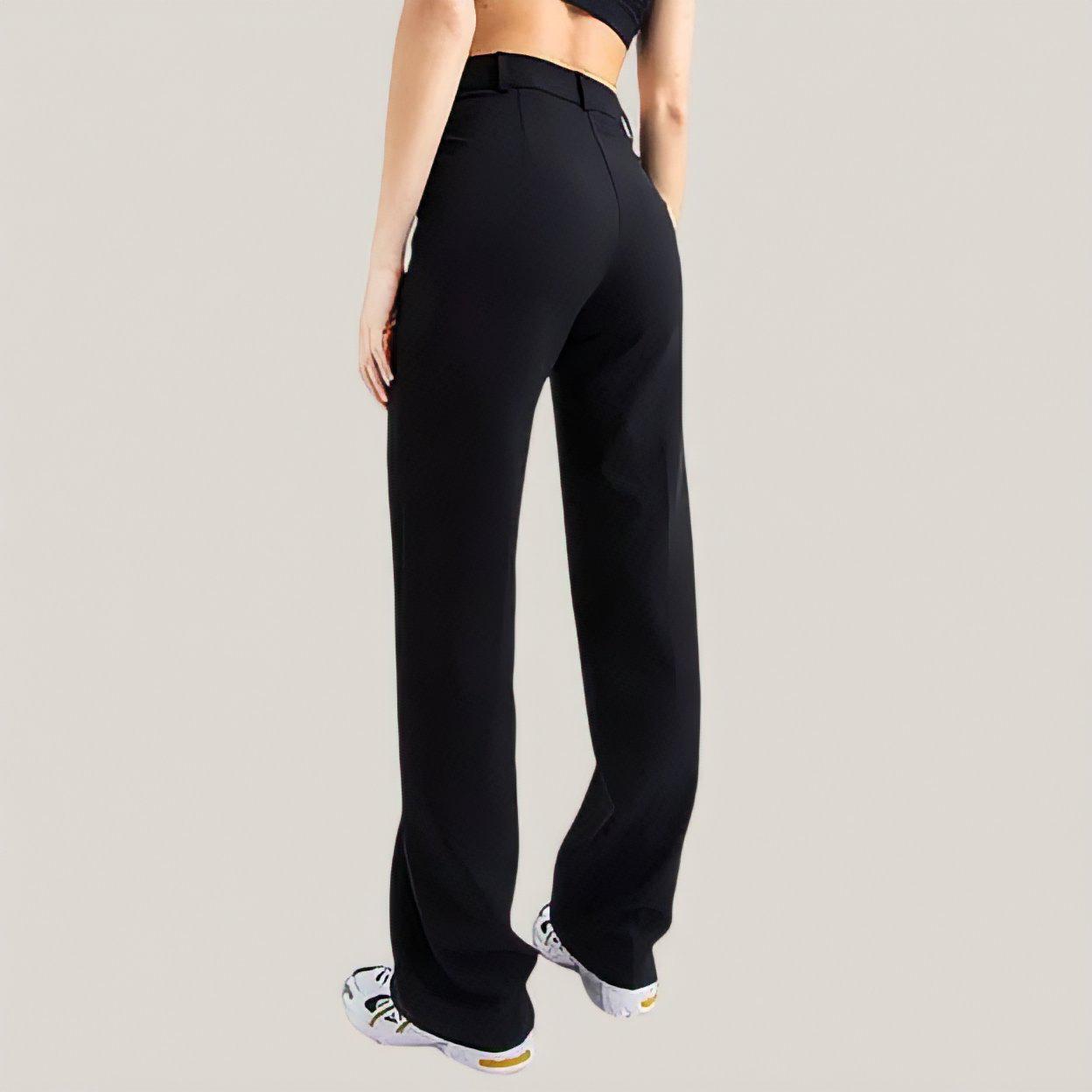 Raquel - Pantalones rectos ajustados flexible