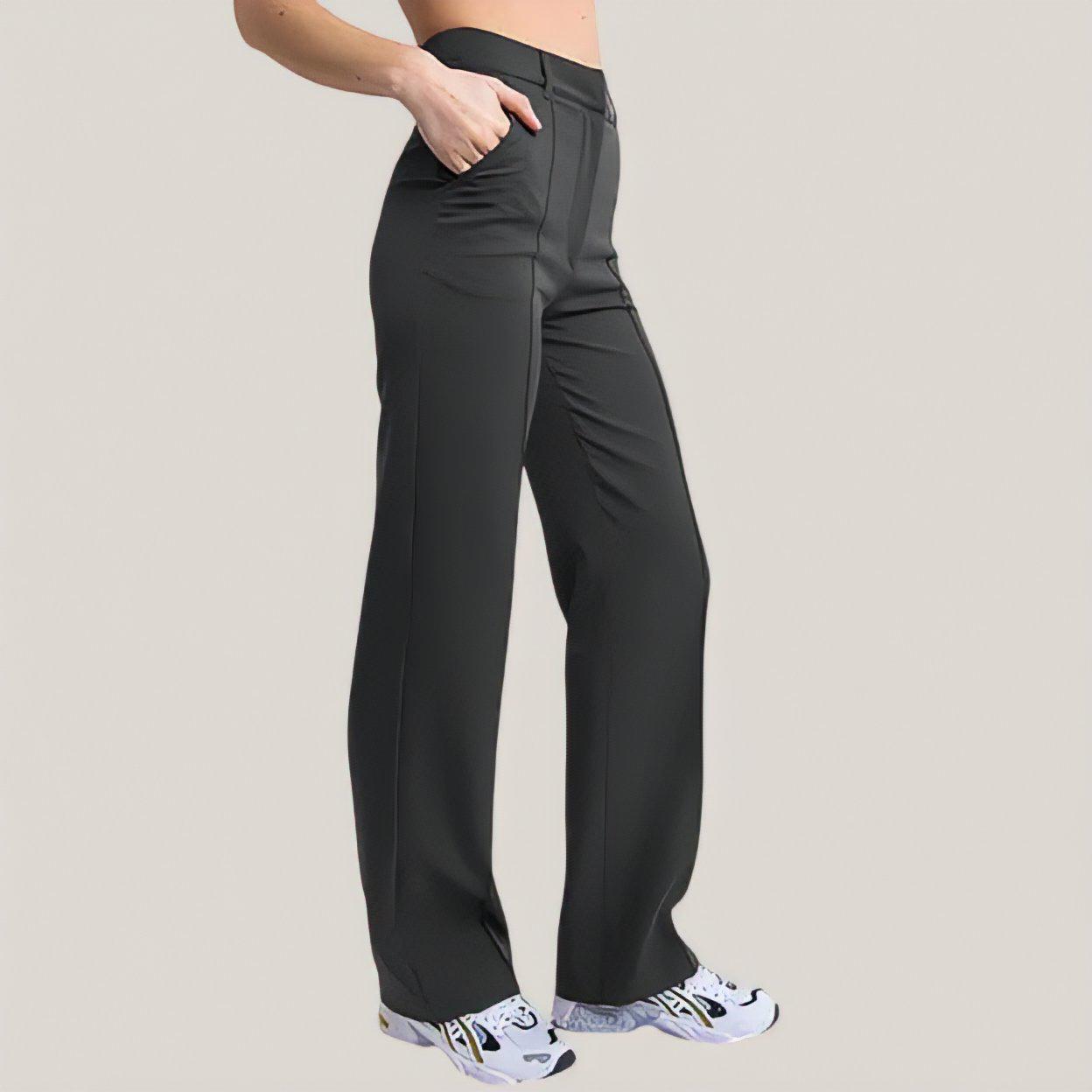 Raquel - Pantalones rectos ajustados flexible