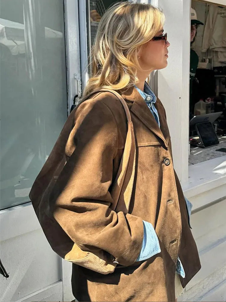 Helena - Chaqueta Aterciopelada Elegante