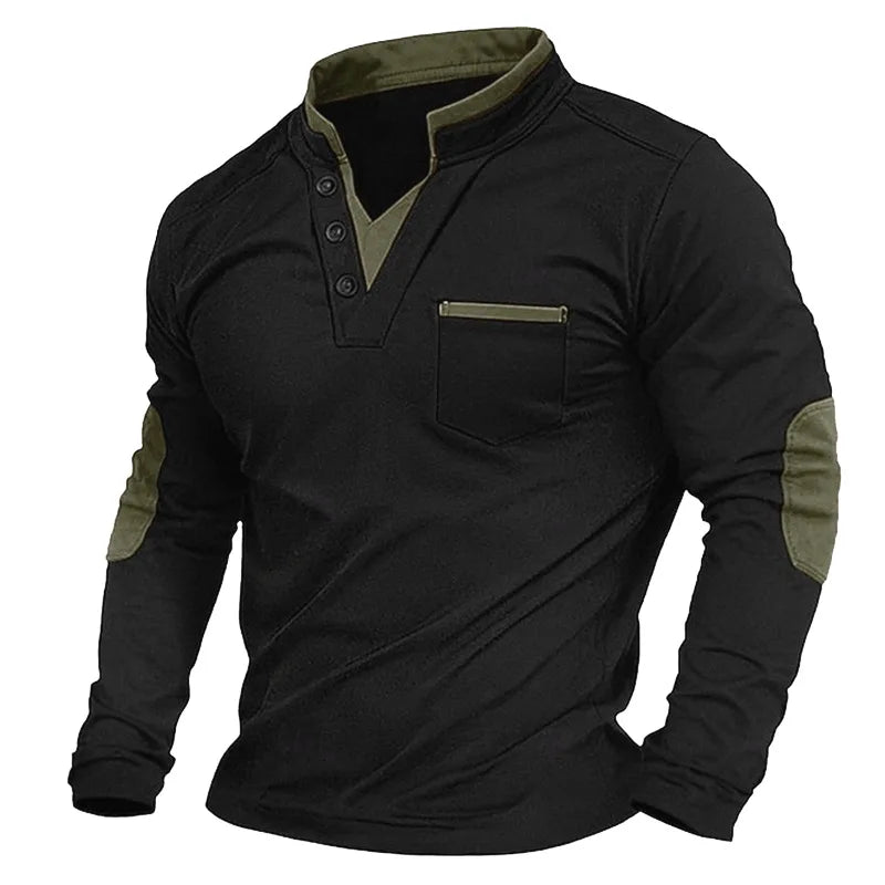 Buffalo™ | Sudadera elegante con cuello en V para hombre