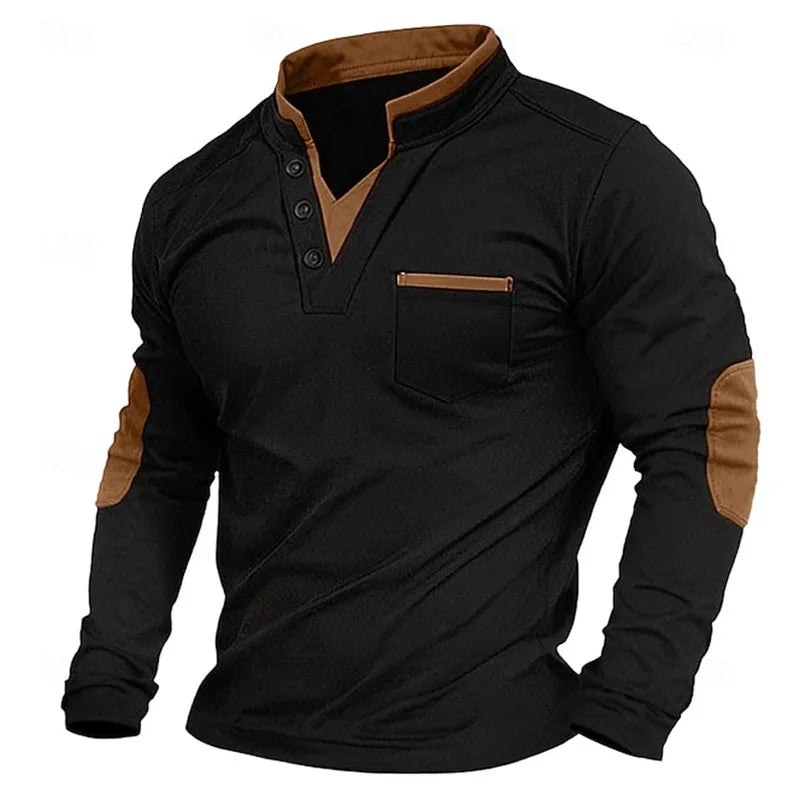 Buffalo™ | Sudadera elegante con cuello en V para hombre