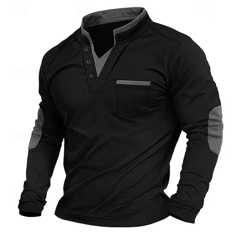 Buffalo™ | Sudadera elegante con cuello en V para hombre