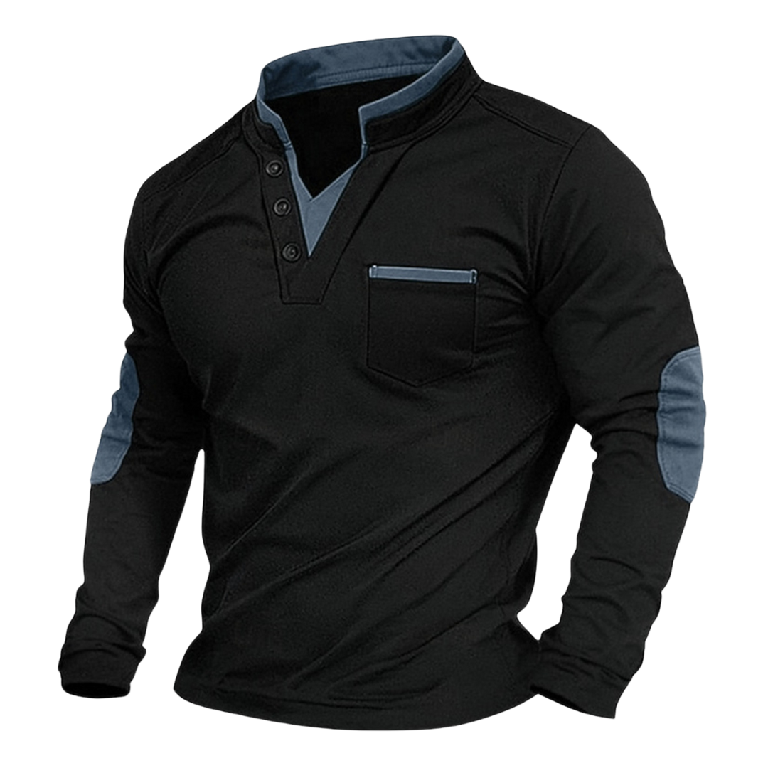 Buffalo™ | Sudadera elegante con cuello en V para hombre