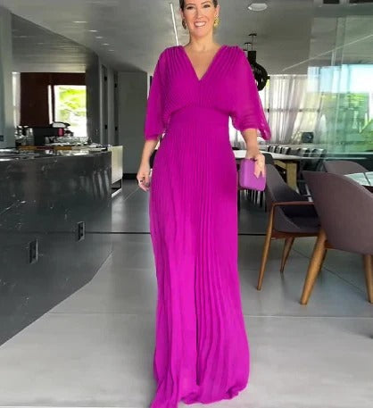 Safari| Vestido Clásico Plisado