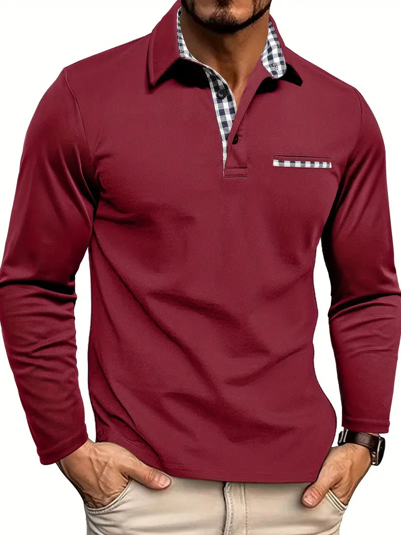 Hector | Polo de manga larga premium