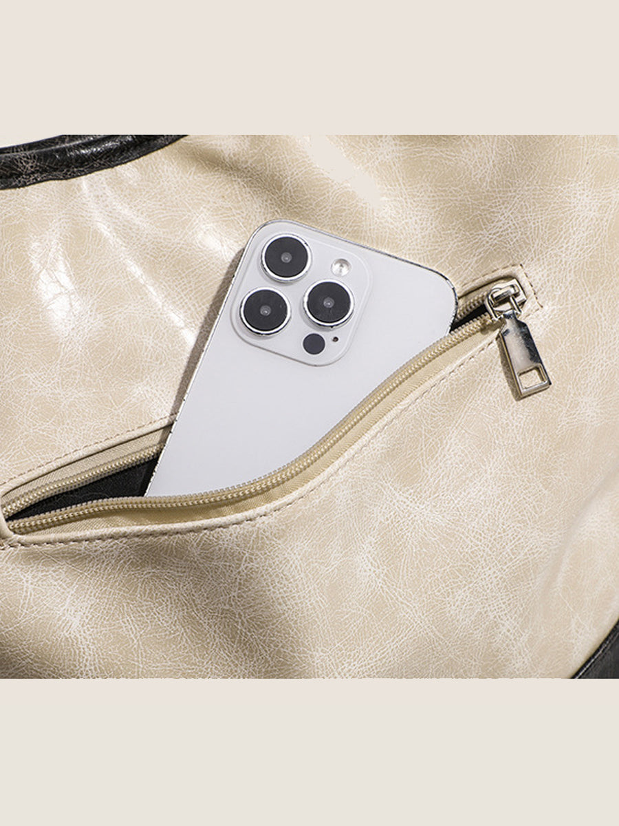 Bolso de mano de moda para mujer en bloques de color MDA0826H3Y