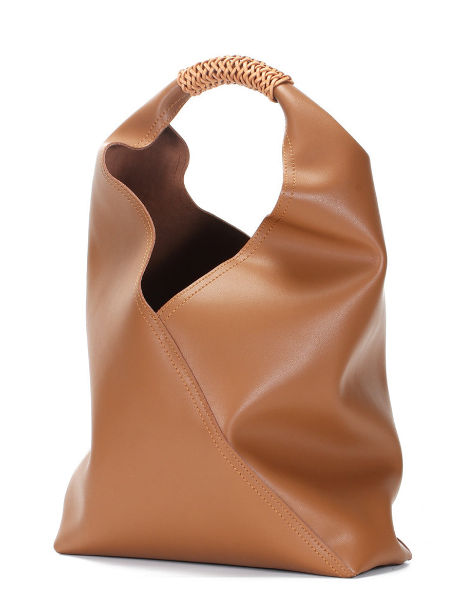 Bolso de mano de cuero de diseñador a la moda para mujer MDA0874H3Y