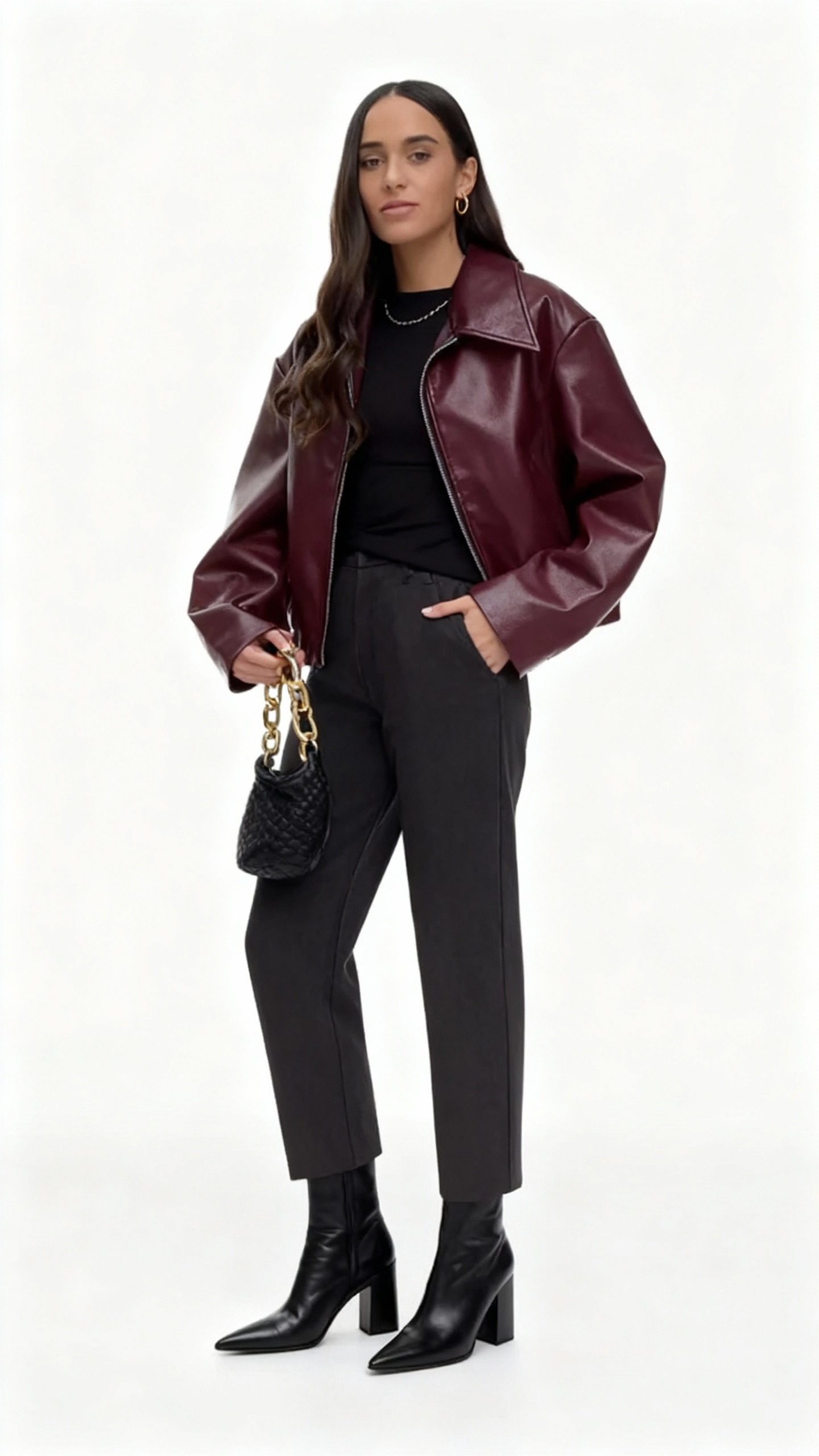 Ana - Bomber de cuero