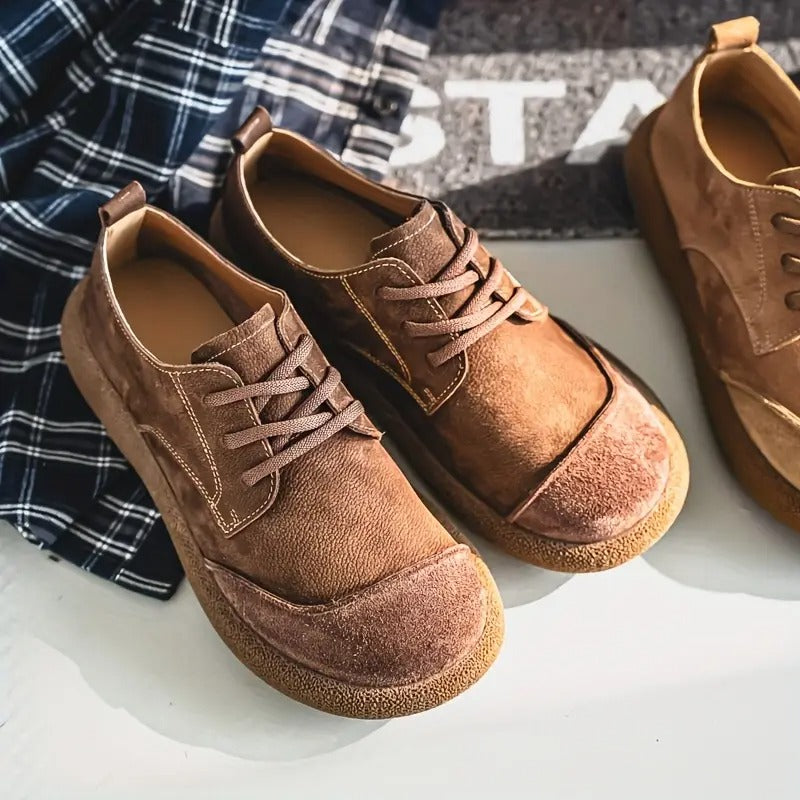Santiago® | Zapatos ortopédicos de piel de vaca de edición premium