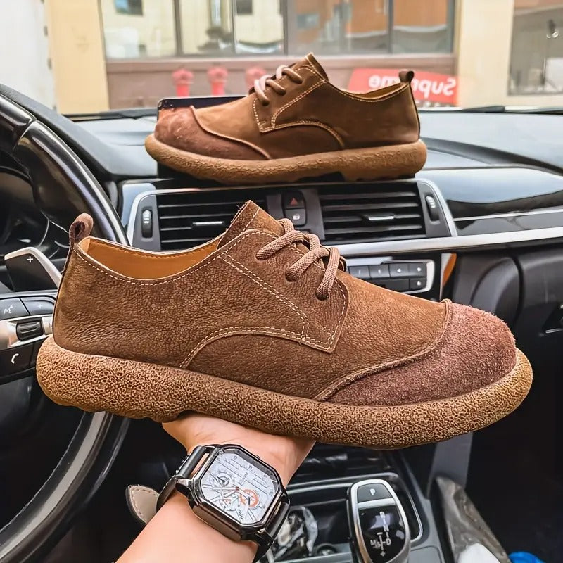 Santiago® | Zapatos ortopédicos de piel de vaca de edición premium