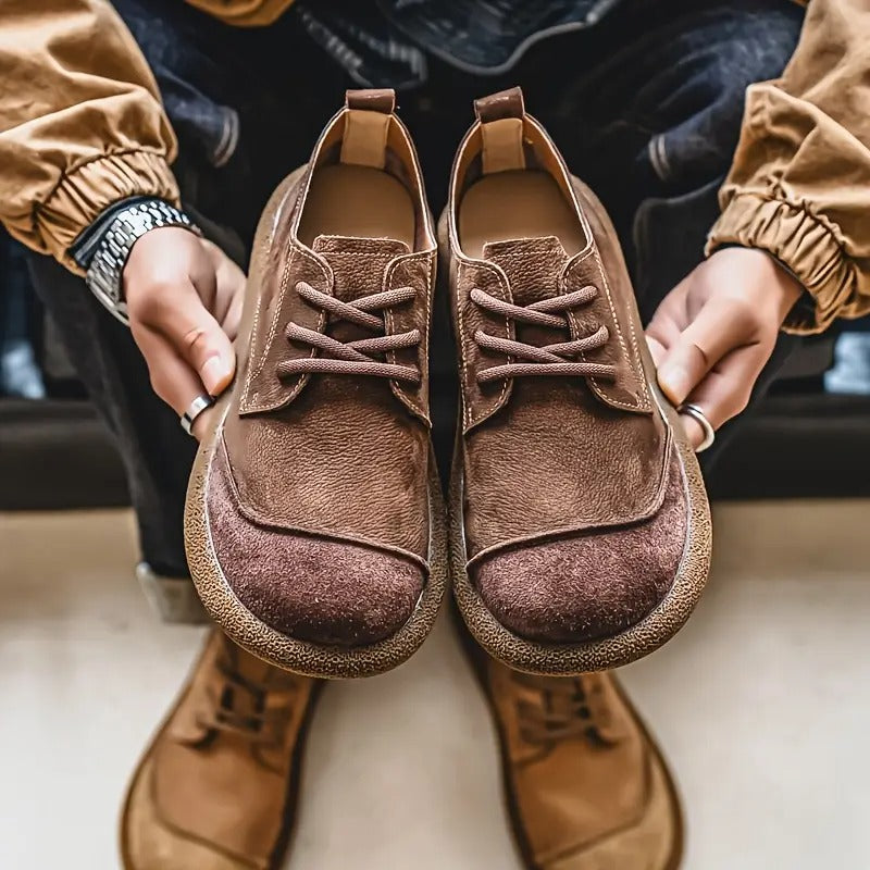 Santiago® | Zapatos ortopédicos de piel de vaca de edición premium