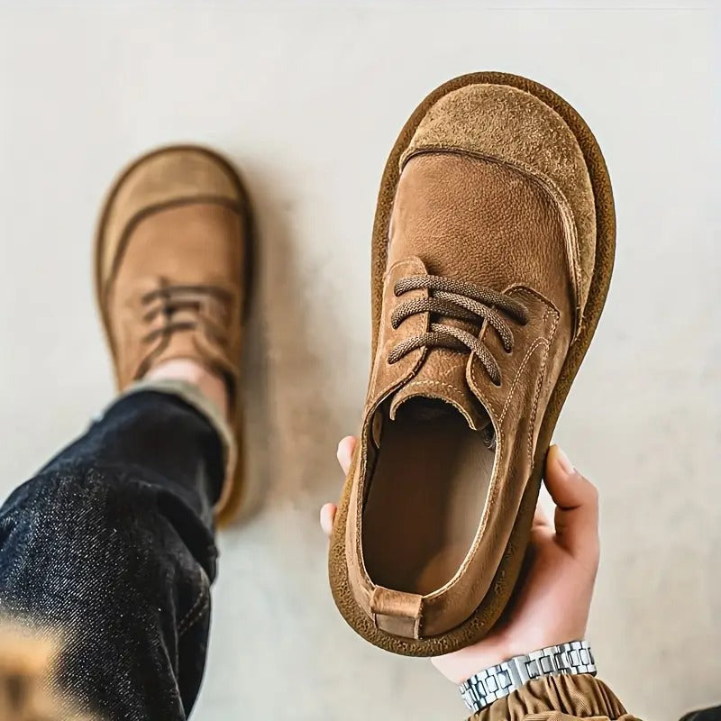 Santiago® | Zapatos ortopédicos de piel de vaca de edición premium