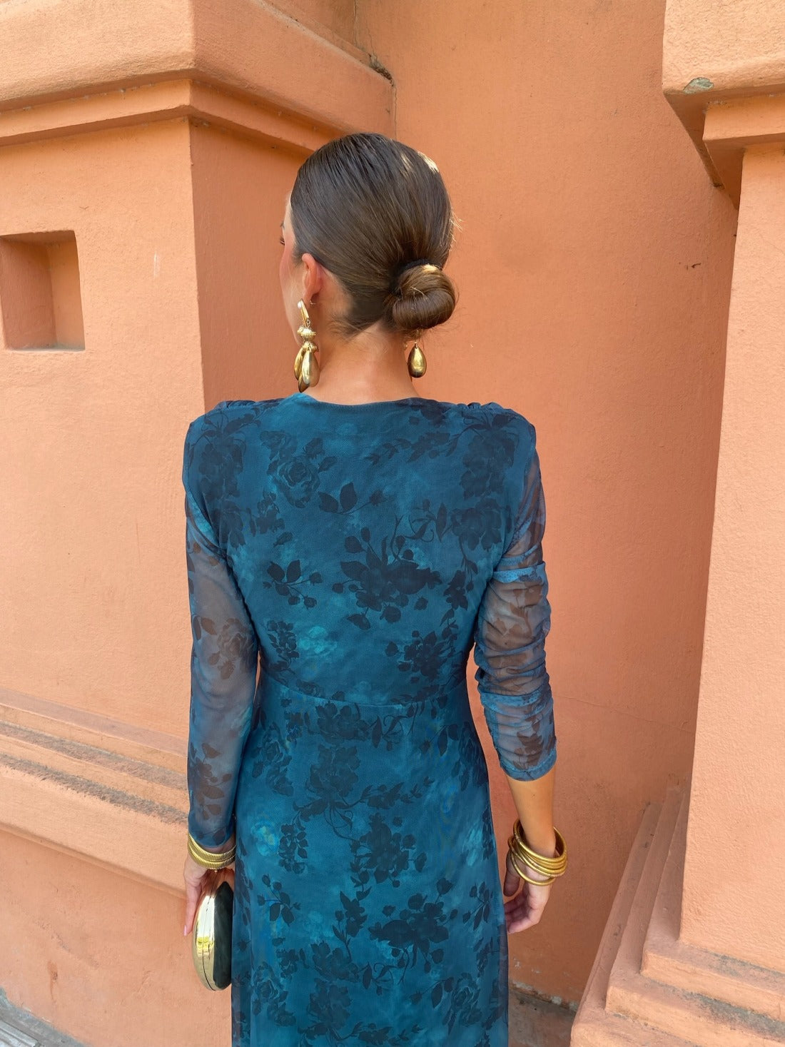 Camila | Vestido de tul con escote cruzado