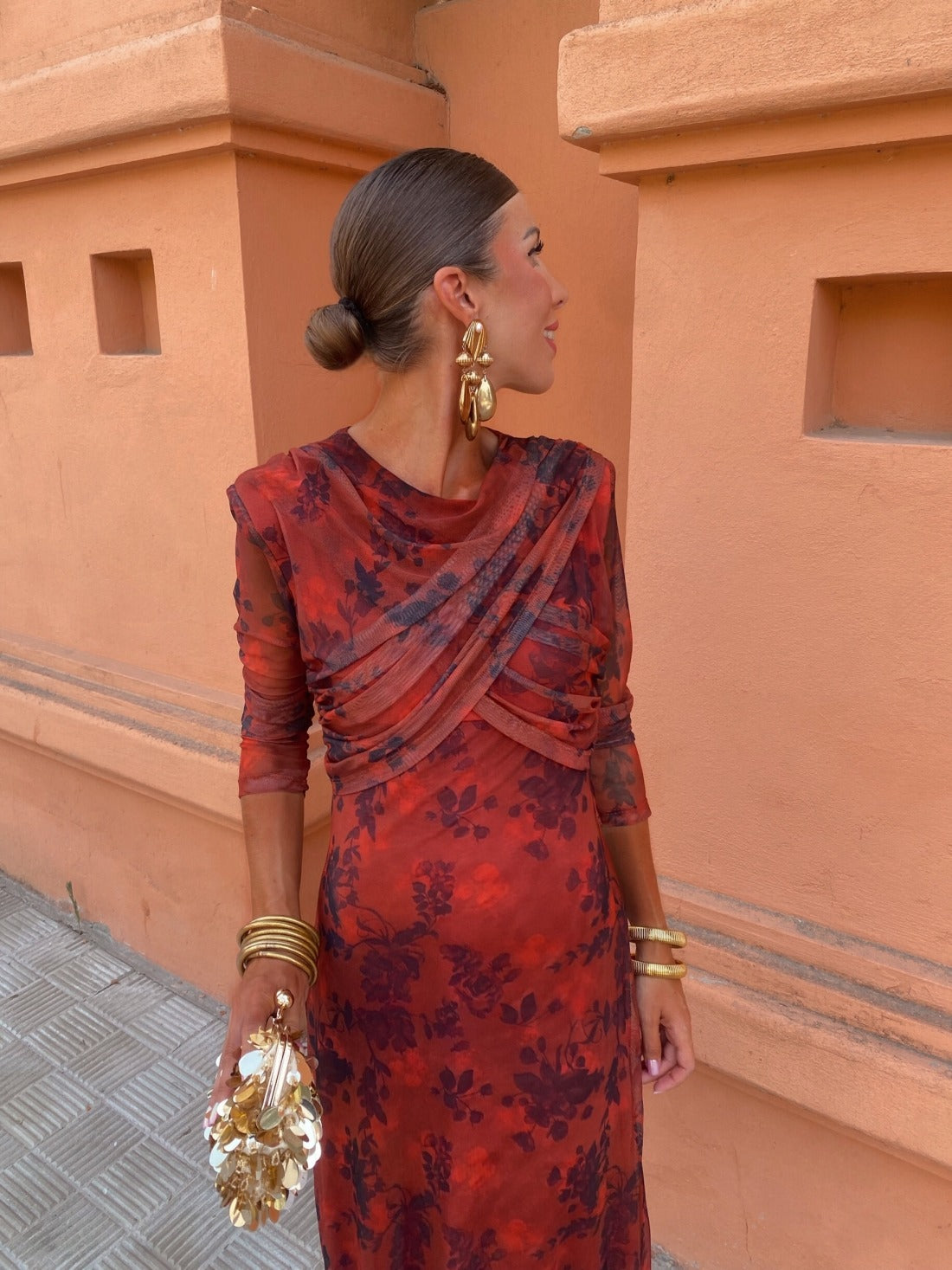 Camila | Vestido de tul con escote cruzado