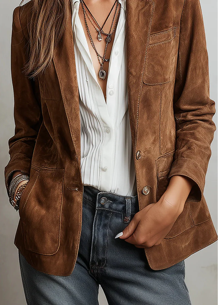 ARLET | Chaqueta vintage de ante.