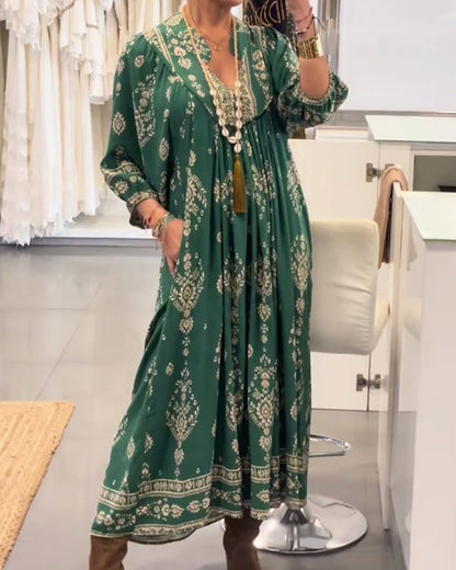 Jana | Vestido casual estampado