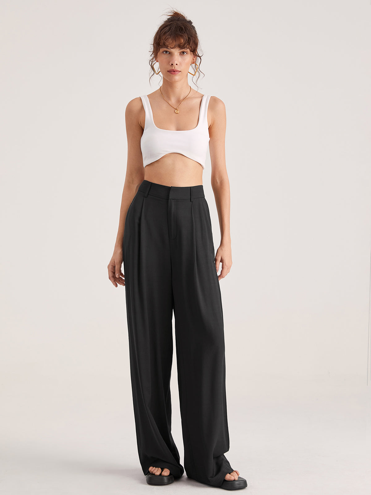 Sofia - Pantalón holgado de vestir