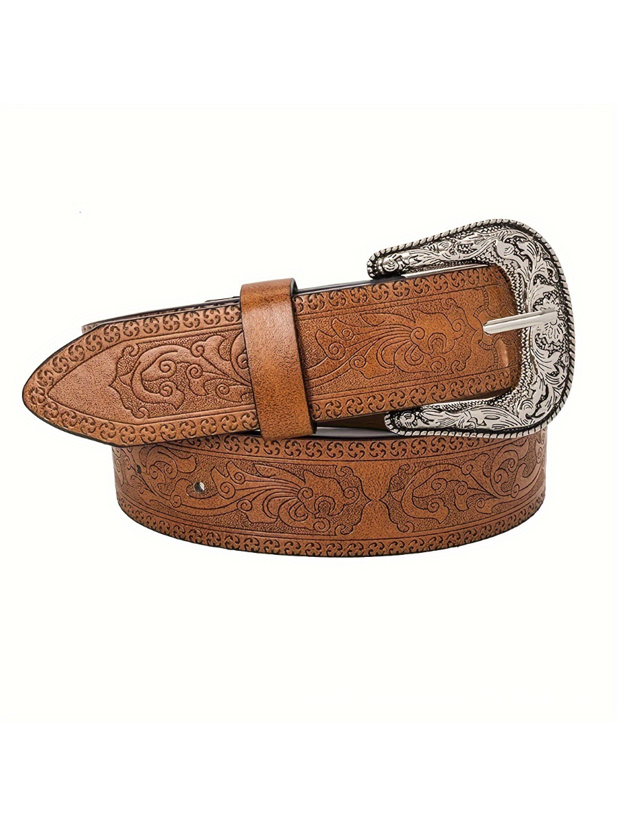 Cinturón de estilo vaquero vintage para mujer MDA0136H3Y