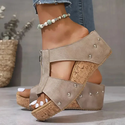 Laura - Sandalias ortopédicas con cuña