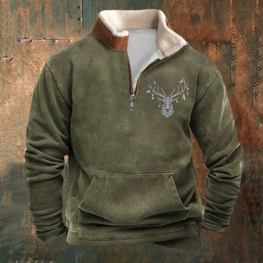 Buffalo™ | Sueter polar informal con forro térmico