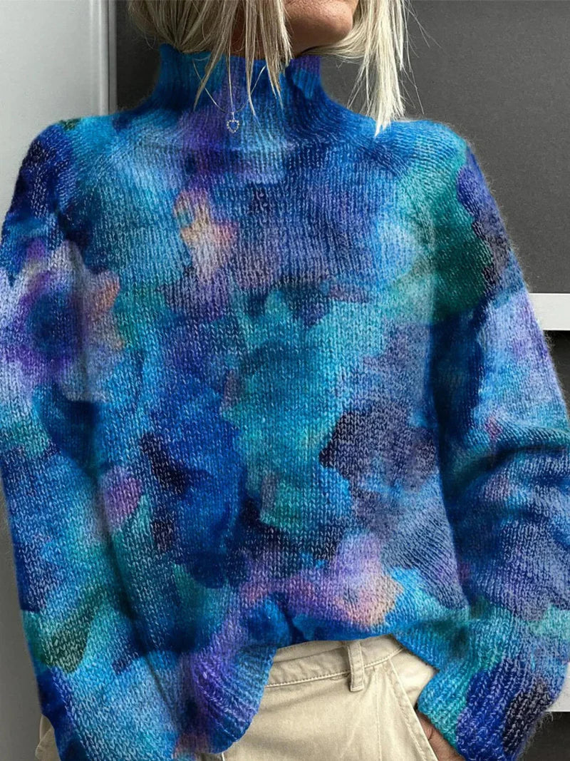 Angela™ | Suéter de cuello alto cálido y elegante.