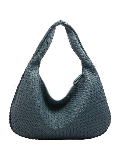 Bolso de cuero tejido de moda para mujer MDA0844H2Y