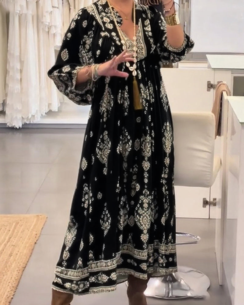 Jana | Vestido casual estampado