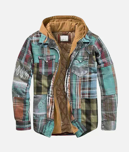 Felix™ | Chaqueta de patchwork a cuadros