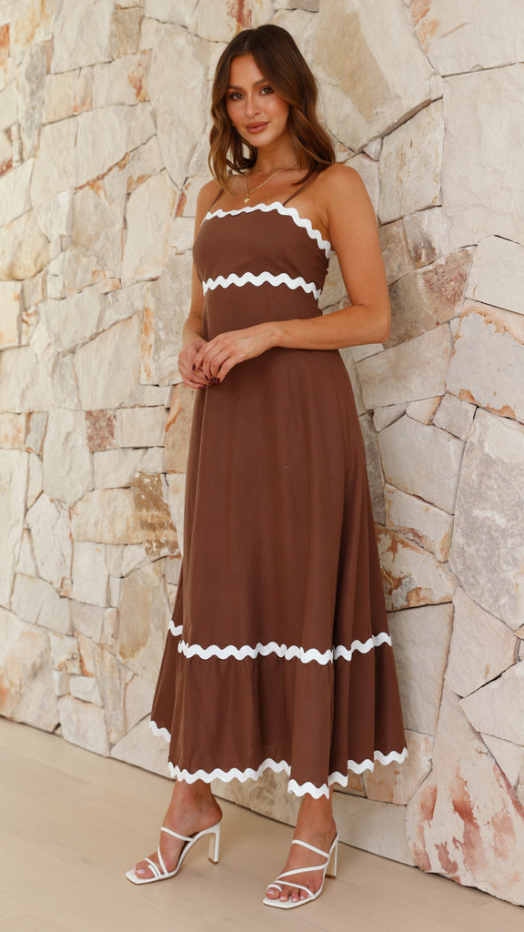 Carolina - Vestido largo de tirantes