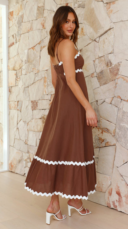 Carolina - Vestido largo de tirantes