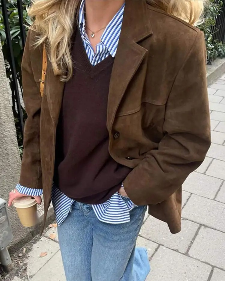 MIRA | Chaqueta de ante.