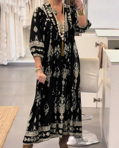 Jana | Vestido casual estampado