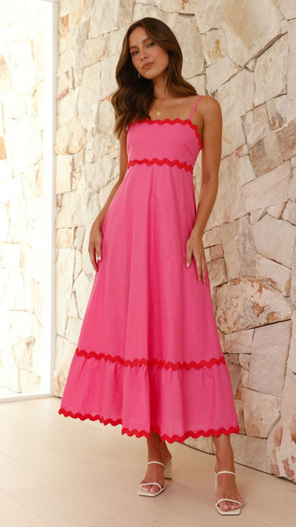 Carolina - Vestido largo de tirantes