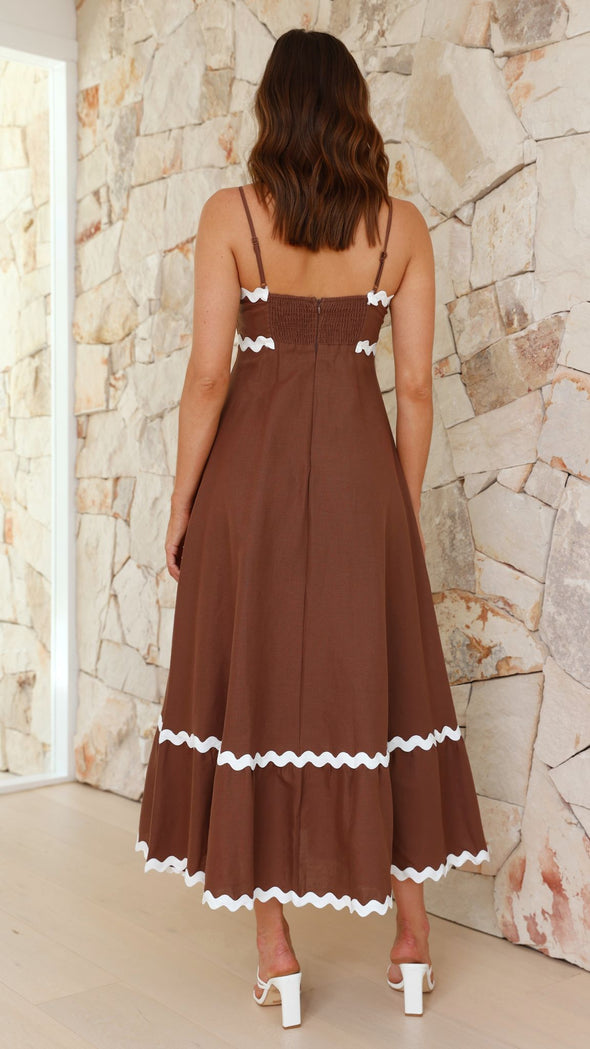 Carolina - Vestido largo de tirantes