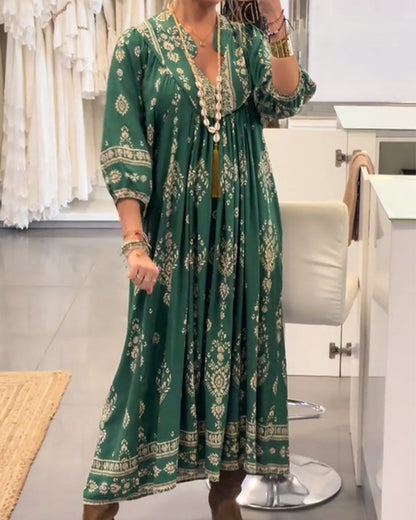 Jana | Vestido casual estampado