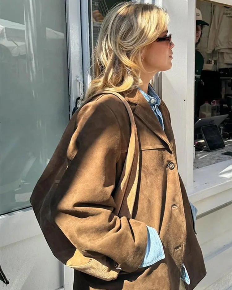 MIRA | Chaqueta de ante.