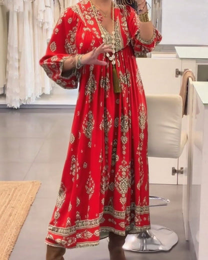 Jana | Vestido casual estampado