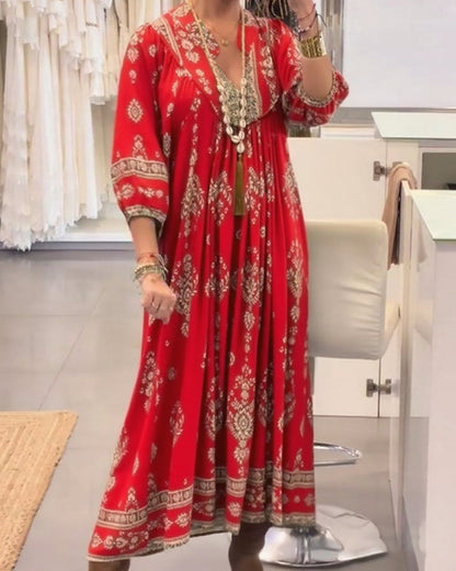 Jana | Vestido casual estampado