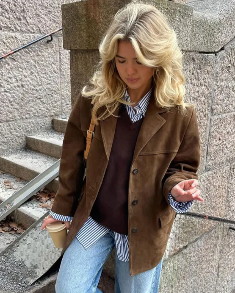 MIRA | Chaqueta de ante.