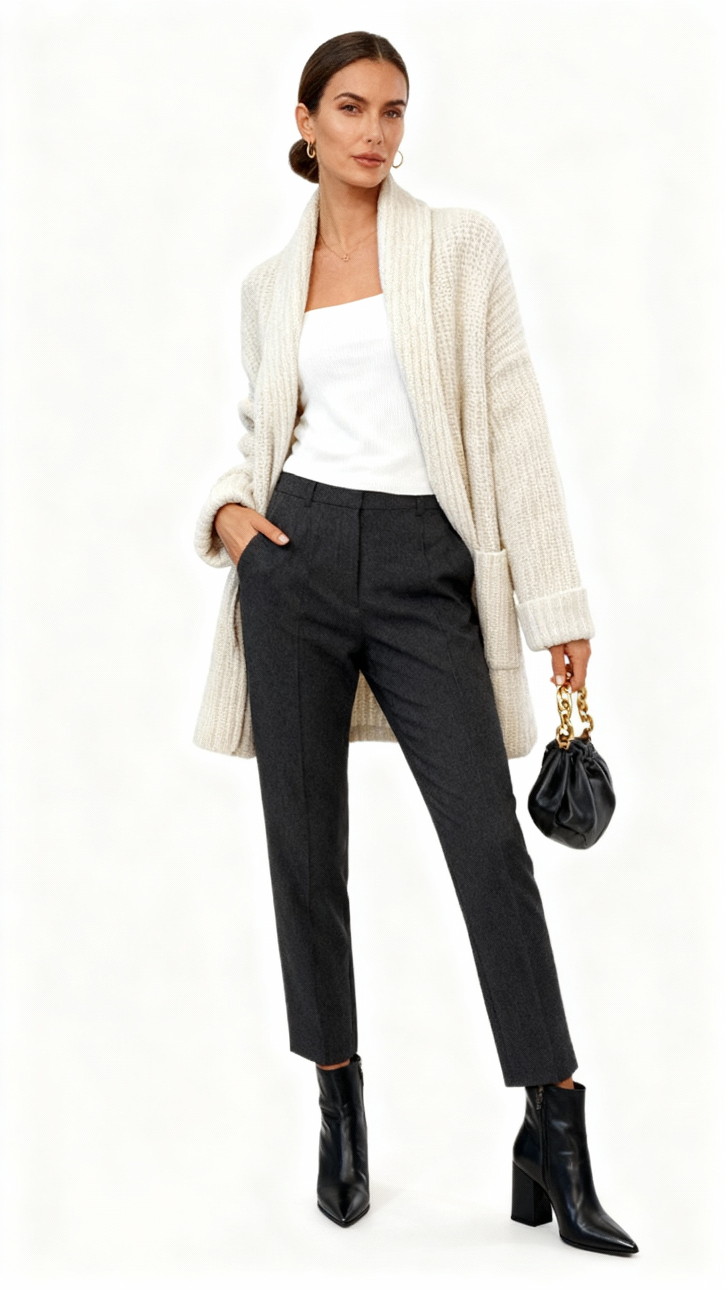 Elena | Cárdigan de punto con bolsillos elegante